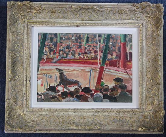 § Clifford Hall (1904-1973) Mills Circus, Luton c.1933, 6.25 x 8.5in.